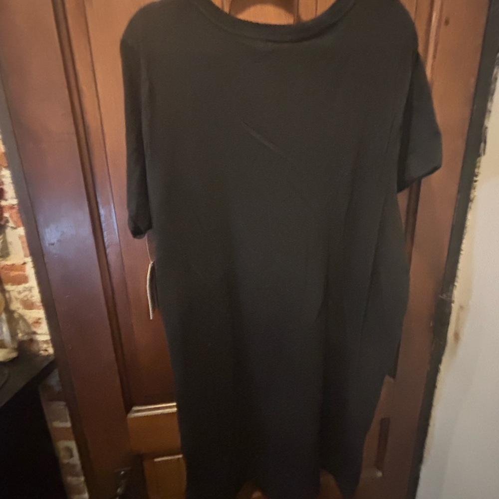 Better cotton Black Short Sleeve Dress